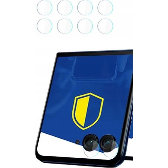 Folie protectie hibrida 3MK pentru obiectiv Motorola Razr 50 Ultra, rezistenta la socuri si zgarieturi, 0.16mm, set 4 bucati