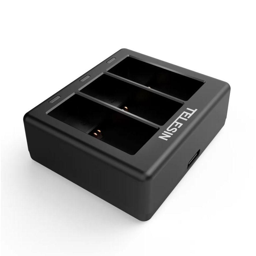 Telesin GoPro Hero9/10 hármas akkumulátor töltő (GP-BCG-902) (GP-BCG-902)