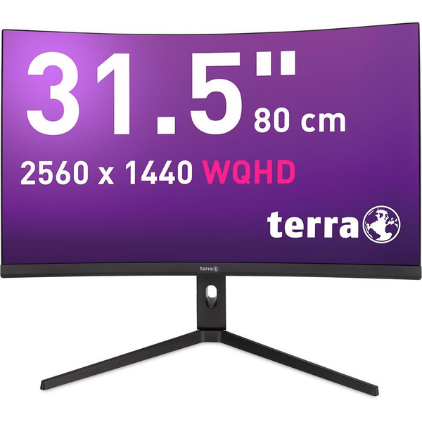 TERRA 3285W Monitor PC 80 cm (31.5") 2560 x 1440 Pixel Wide Quad HD LCD Nero