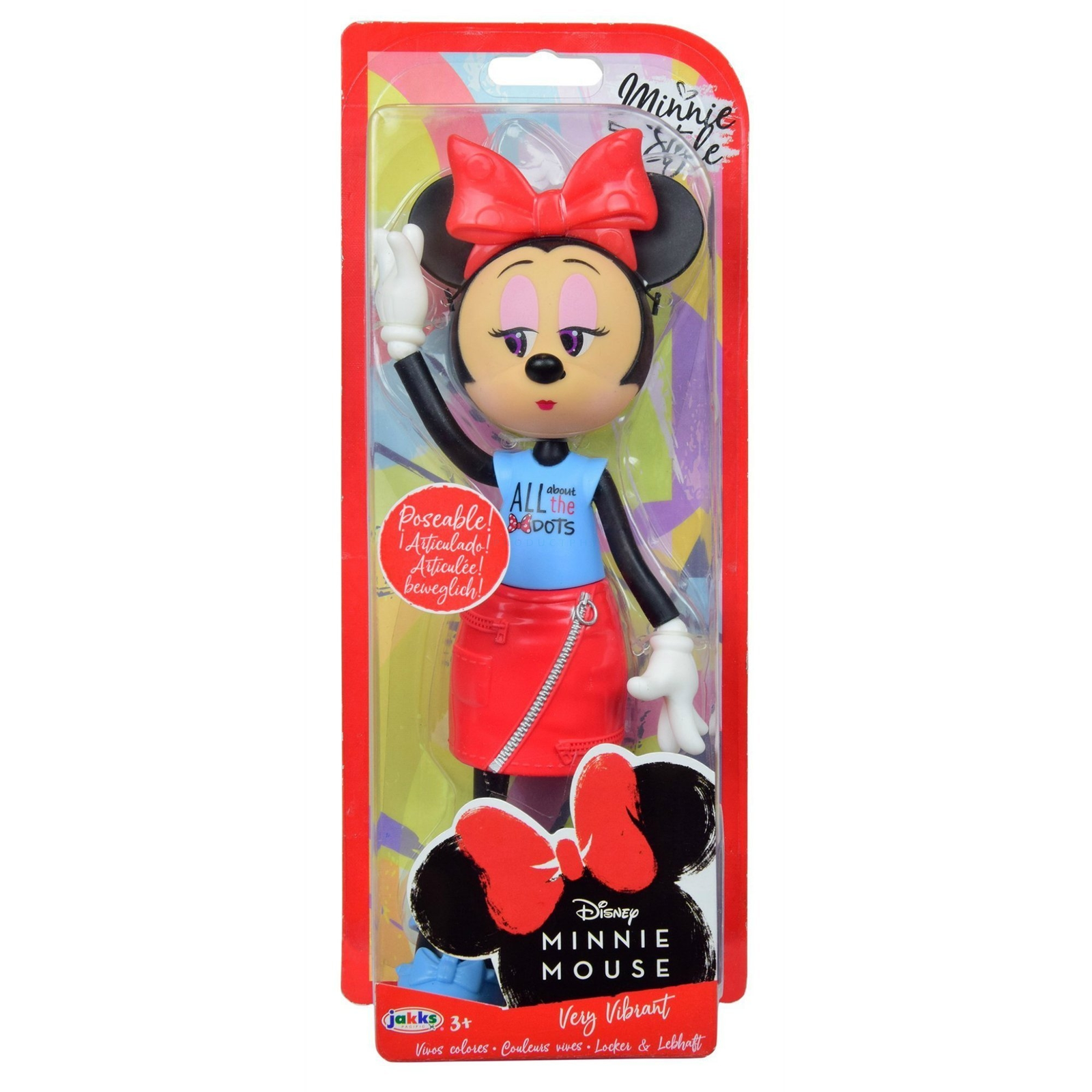 Minnie egér játékbaba JAKKS Pacific Minnie egér játékbaba 23 cm (192995209893)