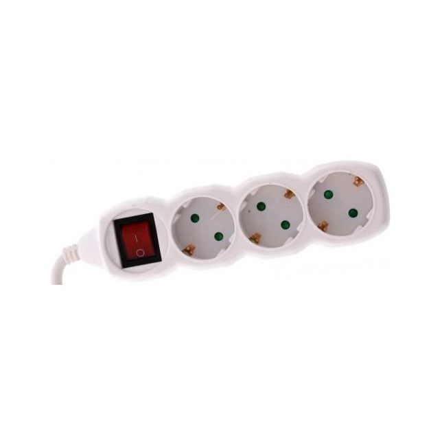 Well hálózati elosztó 3-as kapcsolóval 1.5 m (EXTS-3S1.5M-SW/02-WL) (EXTS-3S1.5M-SW/02-WL)