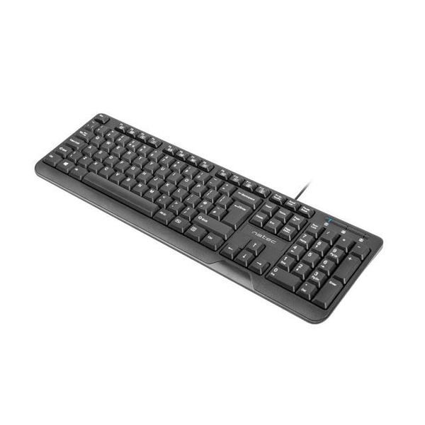 Клавиатура NATEC TROUT SLIM, USB, US, черен