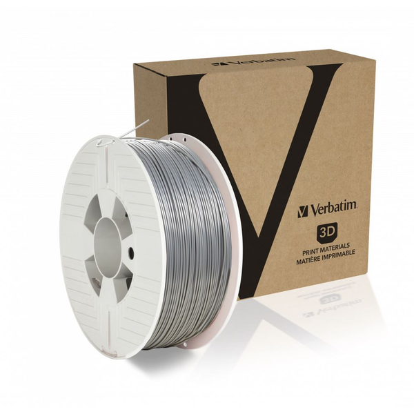 Verbatim 55319 3D print materiale Polymælkesyre (PLA) Sølv 1 kg
