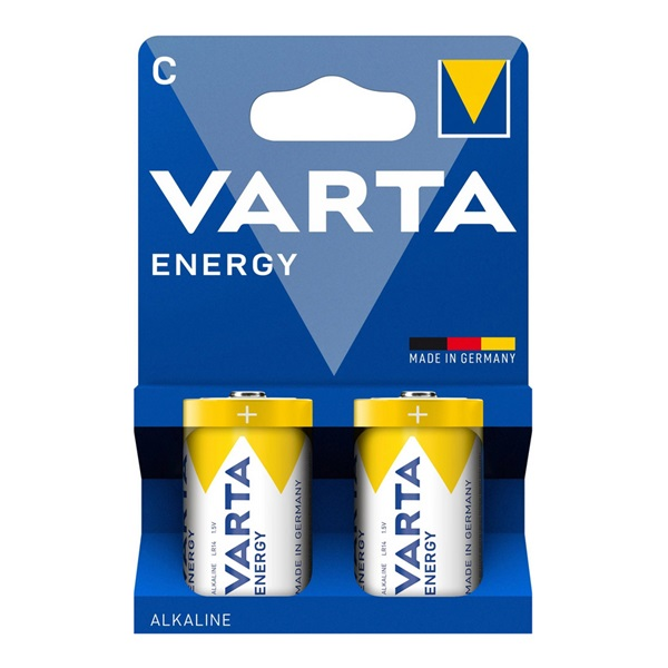Varta ENERGY tartós elem (C/baby, LR14, 1.5V, alkáli) 2db/csomag (4114229422) (4114229422)