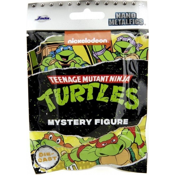 Tini Nindzsa Teknőcök: Prémium fém akciófigura meglepetéscsomag 4cm 1db - Jada Toys (556646)