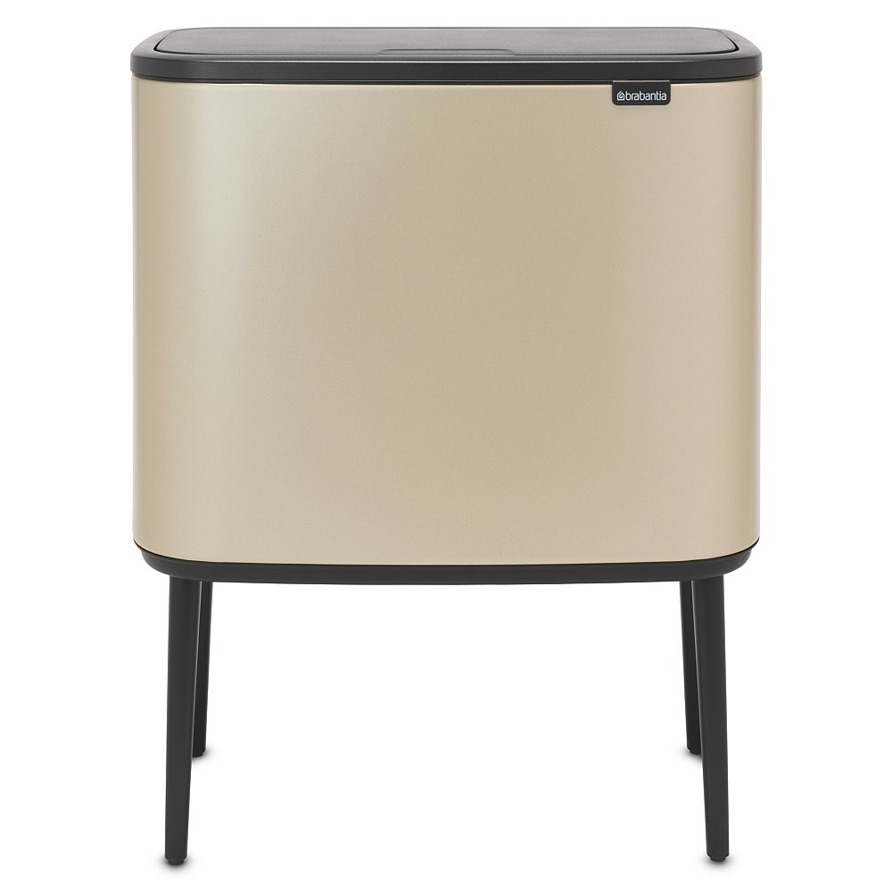 Brabantia Bo Touch 3 x 11 literes érintőfedeles fém szemetes - Arany (304644)