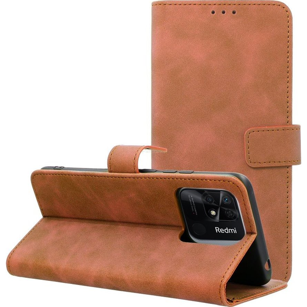 Forcell Tender Flipes Tok Xiaomi Redmi 10C Barna