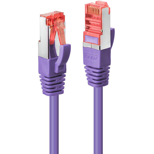 Lindy RJ-45 Cat.6 S/FTP 0.5m netværkskabel Violet 0,5 m Cat6 S/FTP (S-STP)