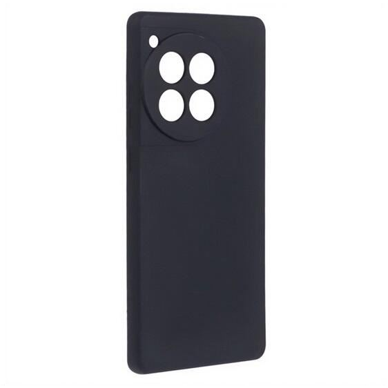Gigapack OnePlus 12R 5G szilikon tok matt fekete (GP-161866) (GP-161866)