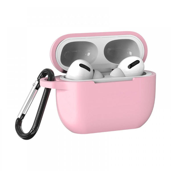 Husa casti wireless, Cellect, Silicon, pentru Airpods Pro, 2.5 mm, Mov
