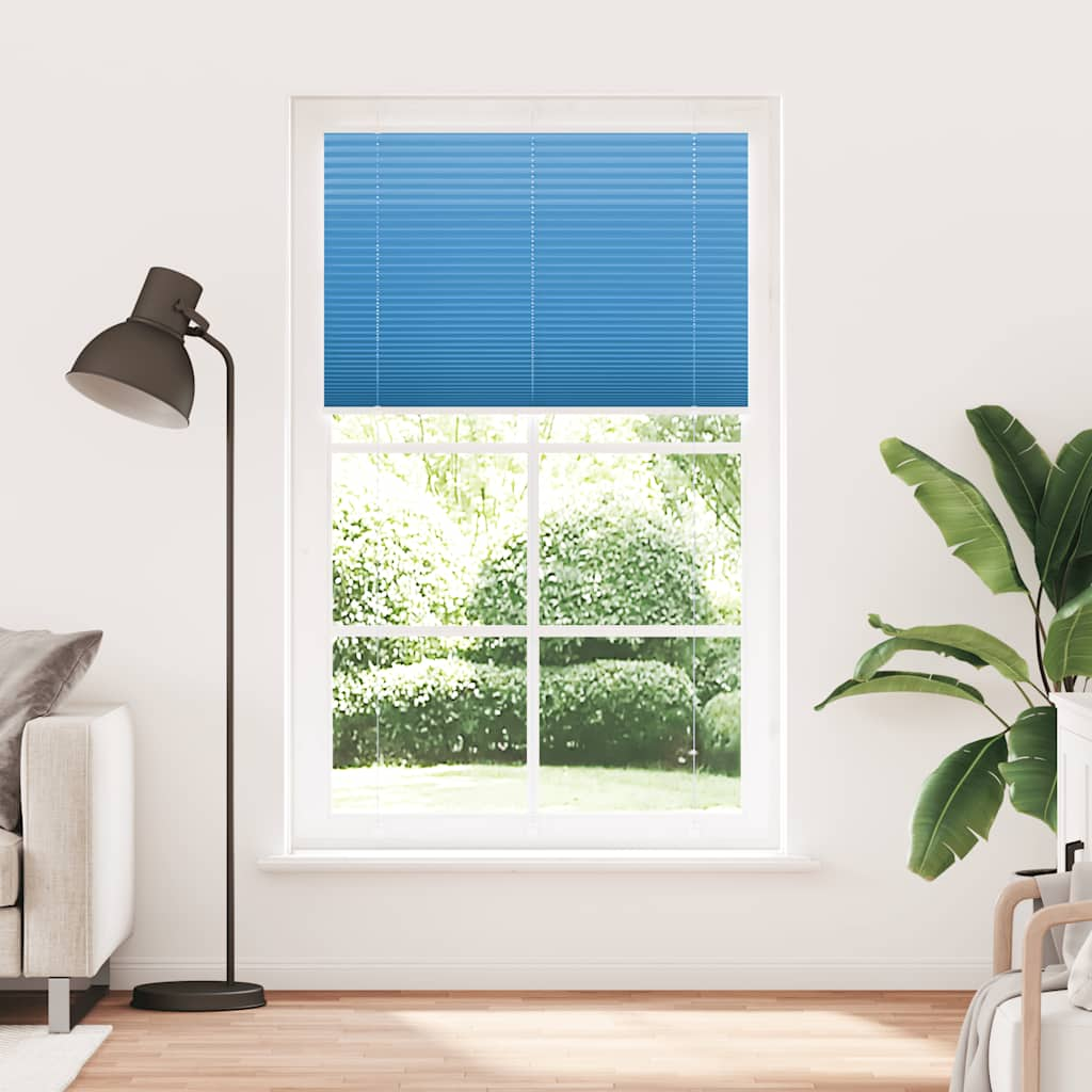 pliszírozott redőny kék 120x200 cm szövetszélesség 119,4 cm (4015215)