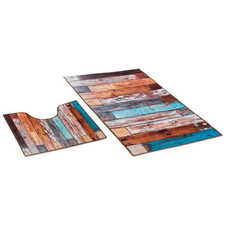 Bellatex 3D szett 60 × 100, 60 × 50 cm - fapadló (5310)