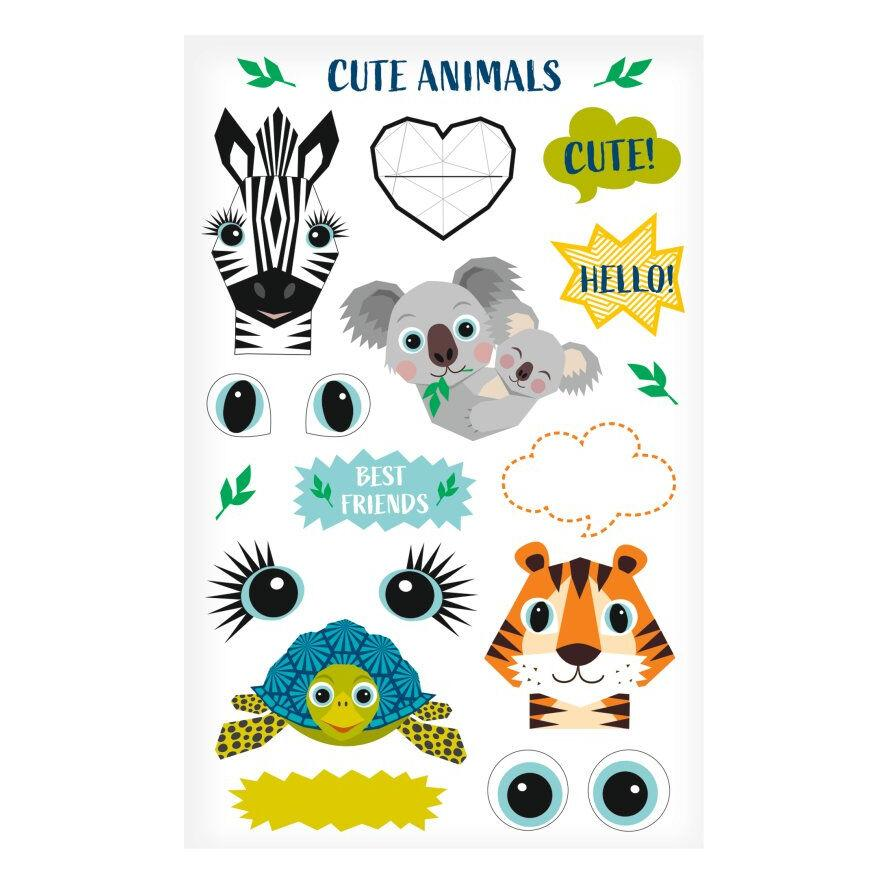Herlitz Foliensticker Cute Animals FSC (50040278) (50040278)