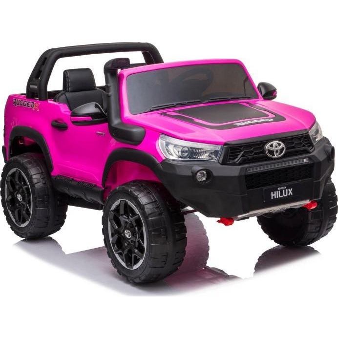 Toyota Hilux Pink 12V Elektromos 2 Személyes Kisautó Kulcsos Indítással Szülői Távirányítóval 8547 (8547-uniw)