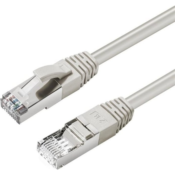  MicroConnect CAT6A S/FTP 0.5m Grey LSZH