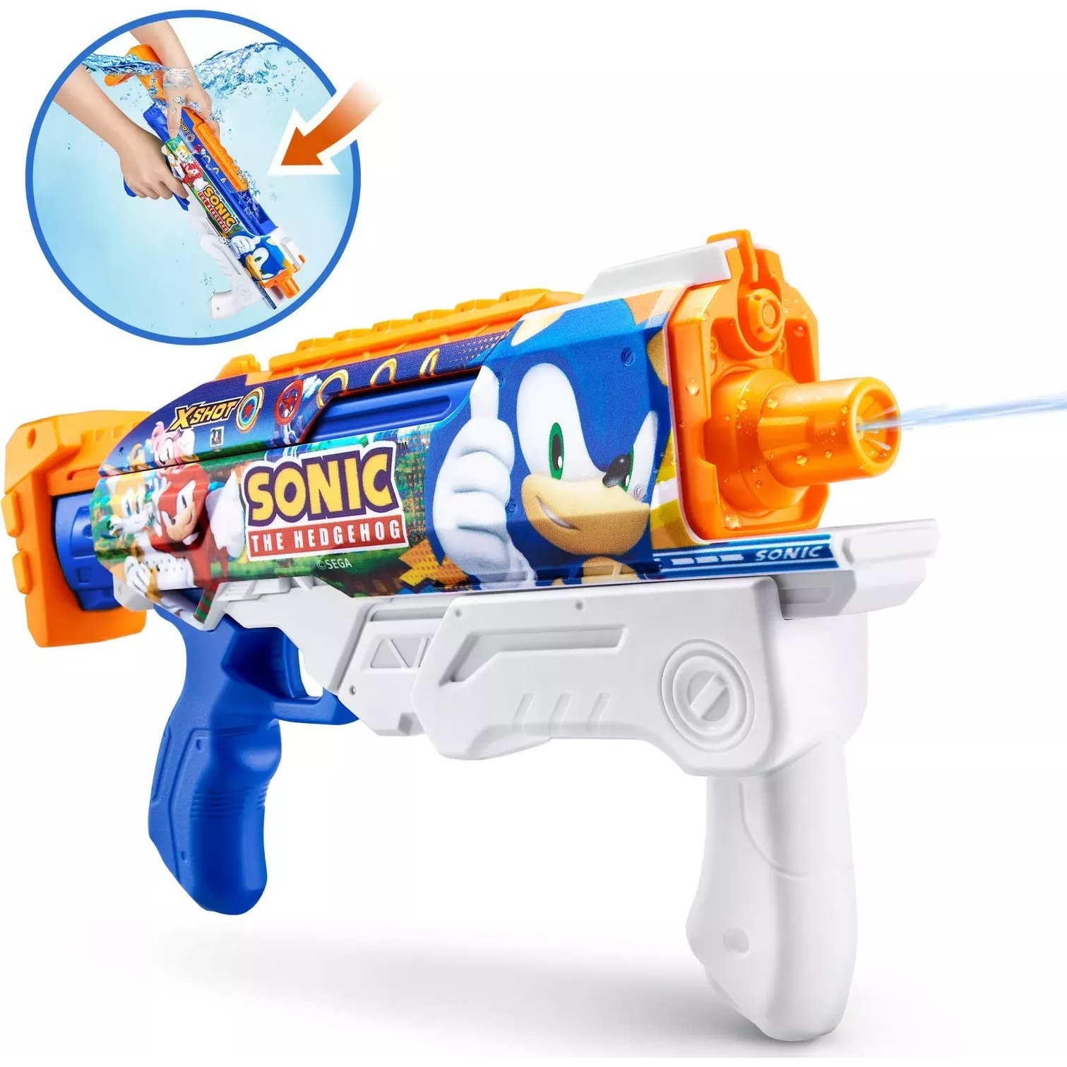 Zuru X-Shot - Sonic the Hedgehog Fast Fill Skins (4100604-0137)
