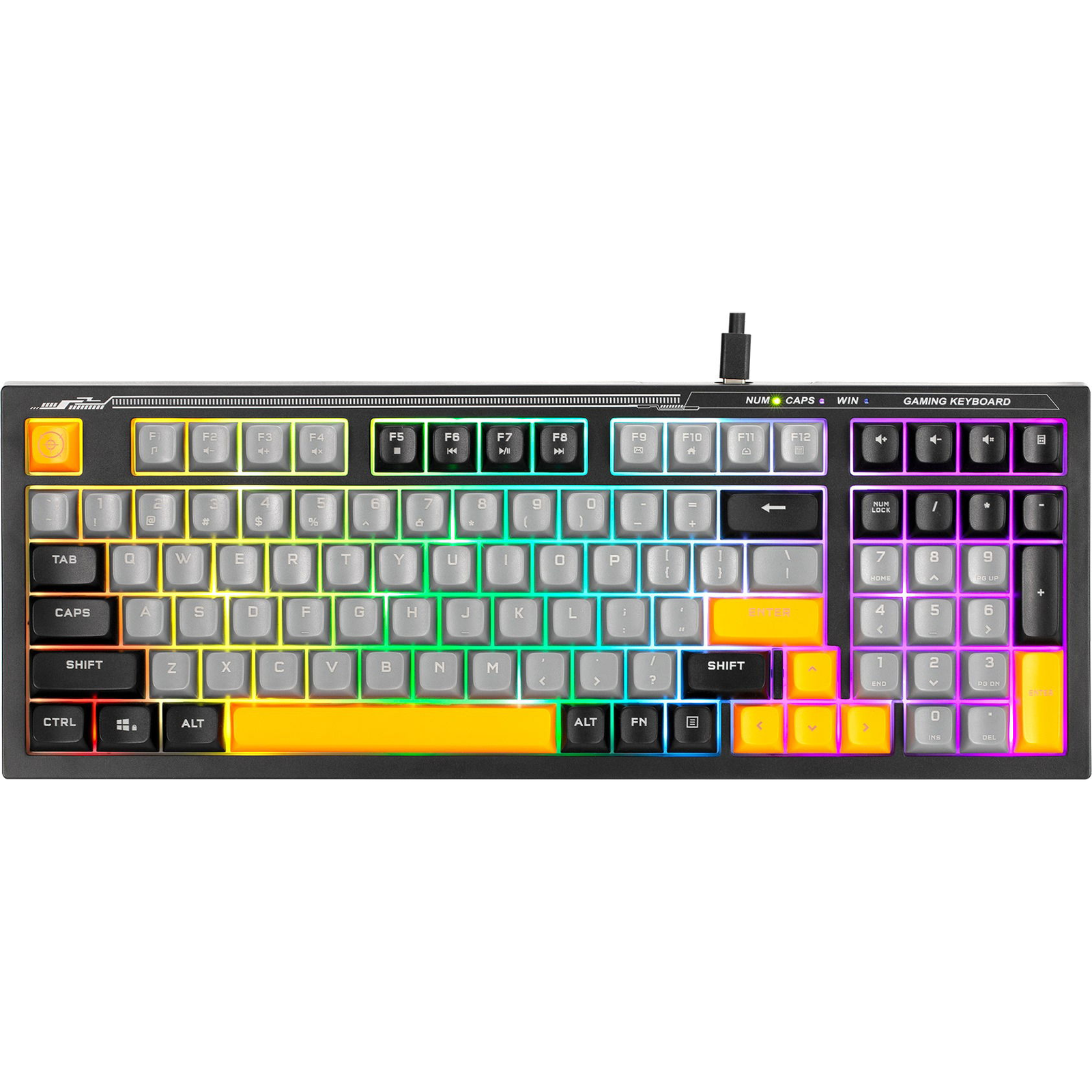 Marvo Soldat S50B Membrane Wired Keyboard - EN (K638B)