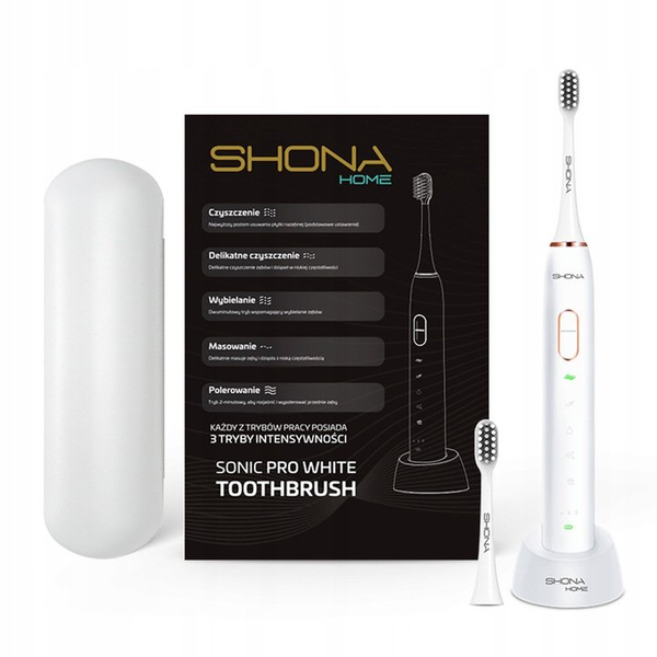 Elektrický zubní kartáček Shona Pro White SH072090