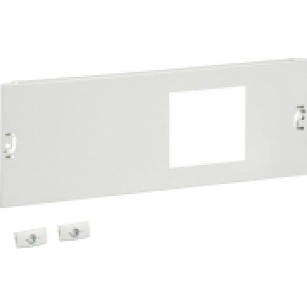 Schneider Electric PrismaSeT-P, előlap, ComPacT NSX/NSX Vigi400-630 3 pólusú, vízszintes, szélesség=650mm, magasság=4 modul 1 db