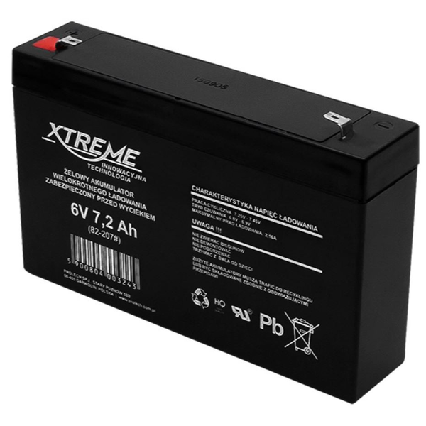BLOW 82-207 6V 7.2Ah UPS Akkumulátor