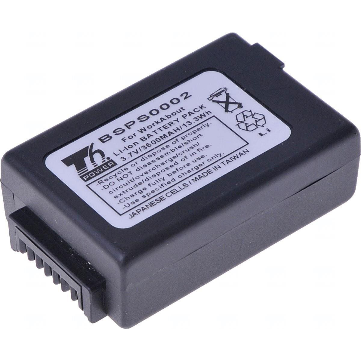 T6 Power for Psion Teklogix WA3006 barcode scanner, Li-Ion, 3600 mAh (13.3 Wh), 3.7 V (BSPS0002_v107696)
