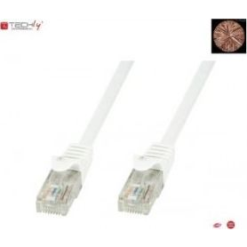 Techly ICOC U6-6U-020-WHT netwerkkabel Wit 2 m Cat6 U/UTP (UTP)