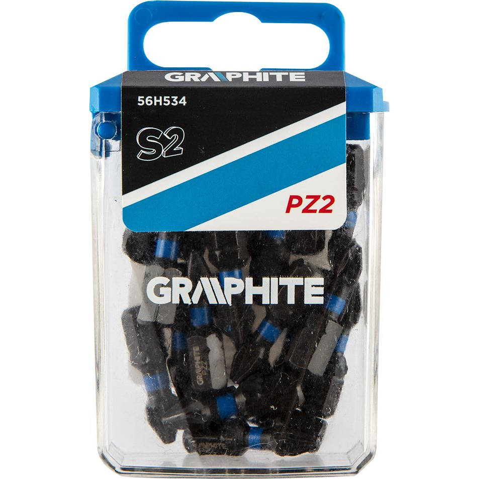 GRAPHITE 56H534 Torziós Ütvecsavarozó Bit PZ2X25mm, 20db (56H534)