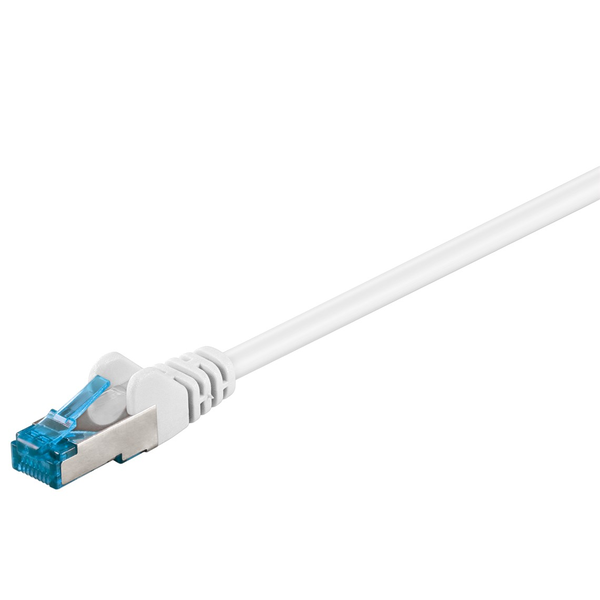 Goobay S/FTP CAT6a Patch kábel 1m - Fehér
