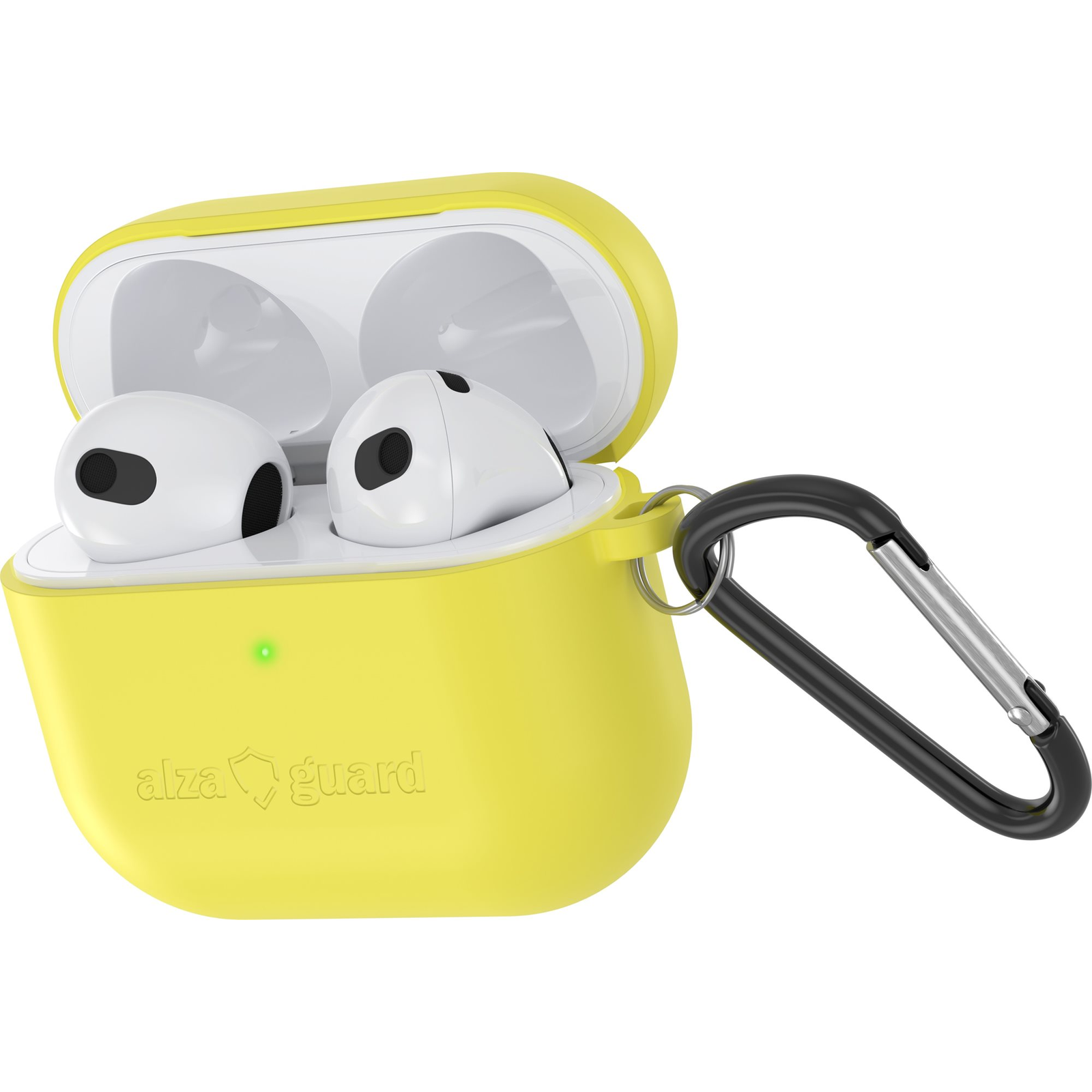 AlzaGuard Skinny Silicone Case Airpods 2021 sárga (AGD-ACSS3I)