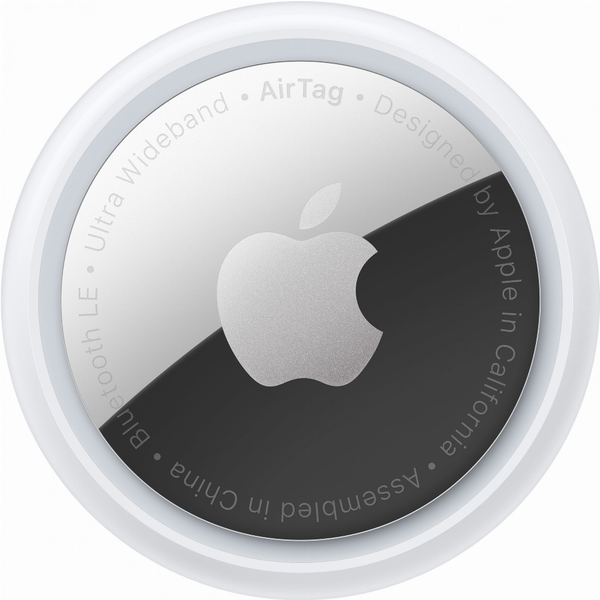 Apple AirTag Bluetooth Ezüst, Fehér