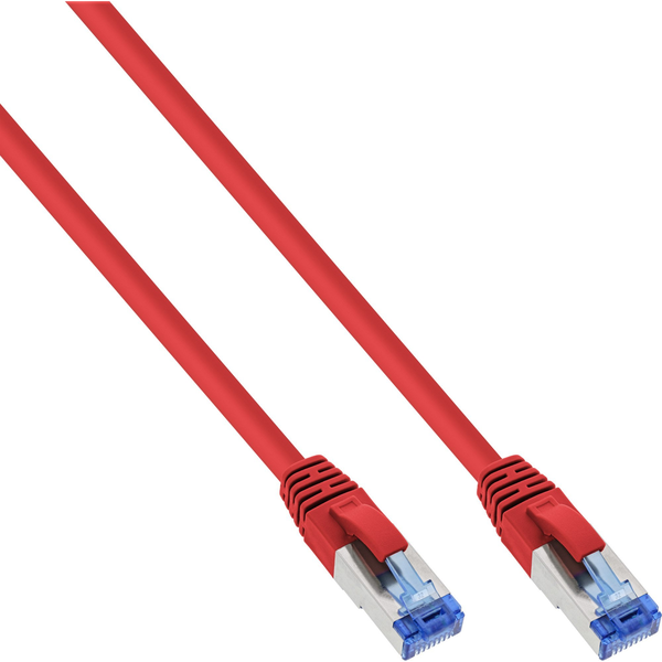 InLine 76821R cavo di rete Cat6a S/FTP (S-STP)