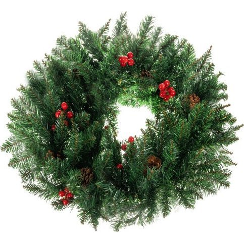Iso Trade Dekoratív Karácsonyi Koszorú 60 cm (00022298)
