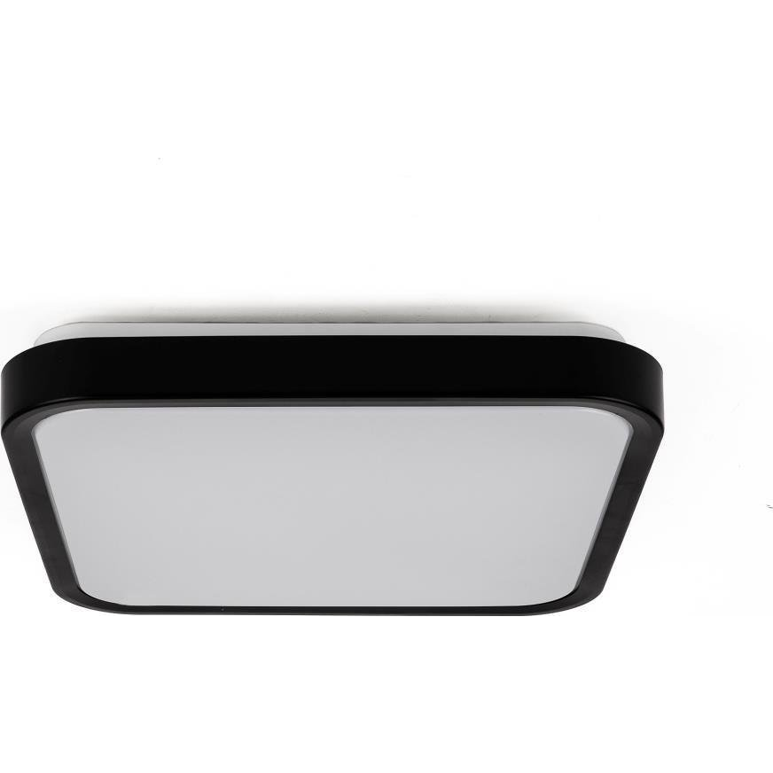 V-TAC 76501-24 PRO Négyzet LED Lámpa - 48W, IP44, Fekete Kerettel, Hideg Fehér (SKU 76501-24)