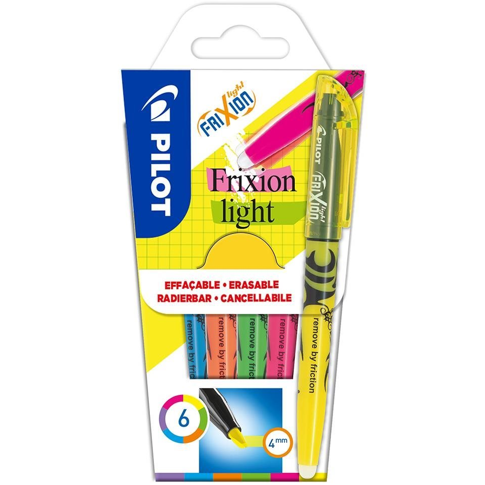 PILOT FriXion Light, 6 színből álló készlet (3131910572565)