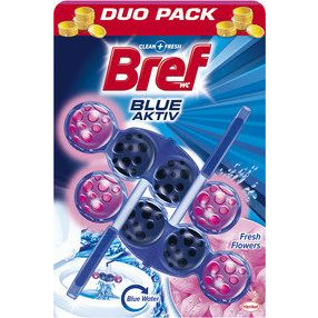 Bref Środek do czyszczenia WC „BREF Blue Aktiv Fresh Flowers” ​​2x50g