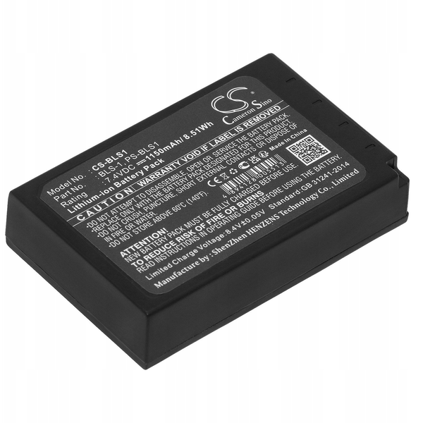 Akumulator Bateria Typ Bls-1 Do Olympus E-420 E-450 E-620 Pen E-p2 Ep-1 P-1 / Cs-bls1