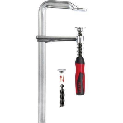 Teljesen acél csavaros gyorsszorító, GZ-2K Bessey GZ16-2K, fesztáv: 160 mm, visszavonás: 80 mm (GZ16-2K)