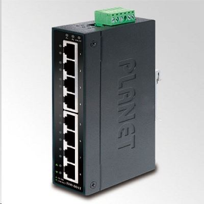 Planet ISW-801T IP30 10/100/1000Mbps 8 portos switch