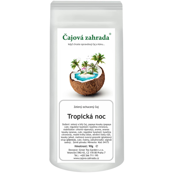 Tea Garden - Tropical Night - green flavored tea, 90 g