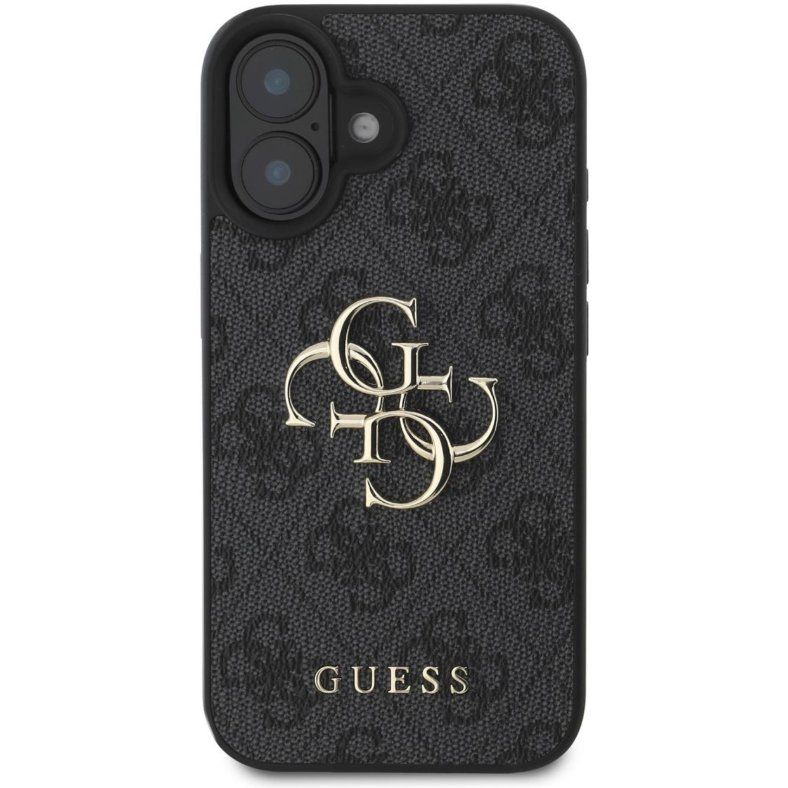 Guess PU 4G Metal Logo iPhone 16 Grey tok (GUHCP16S4GMGGR)