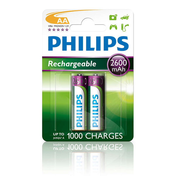 Philips Rechargeables R6B2A260/10 батерия за домакински уред Акумулаторна батерия Никел-метален хидрид (NiMH)