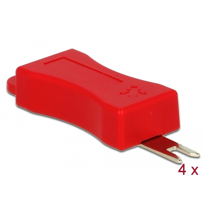 Delock Szerszám az RJ45 biztonsági klipszhez, 4 darabos (86412) (86412)