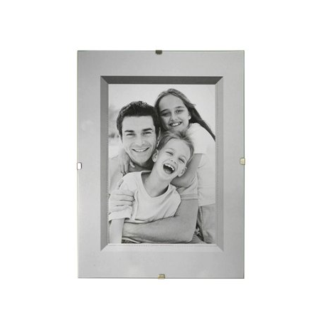 21x29.7cm Clipes képkeret - Ezüst (200-6609)