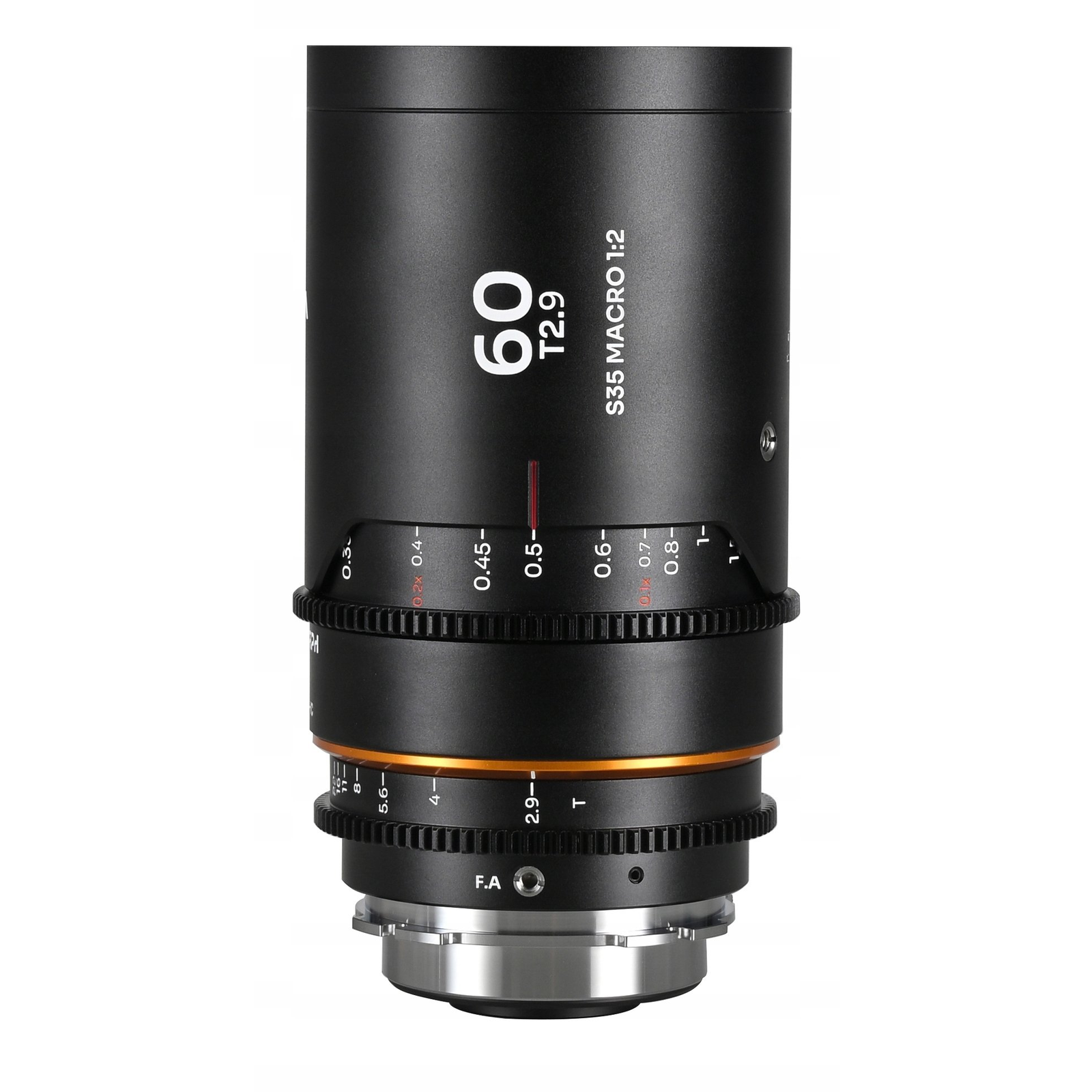 LAOWA NANOMORPH 60MM T2.9 1.5X S35 MACRO 1:2 (AMBER) - ARRI PL/CANON EF (VO4695)