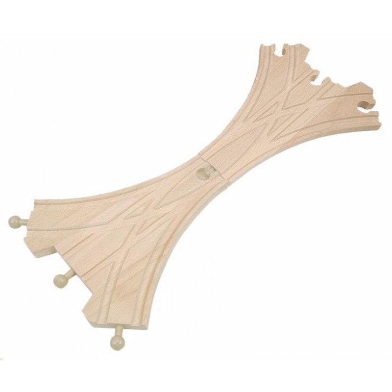 Woodyland Fa X alakú vasúti sín elem (90566) (90566)