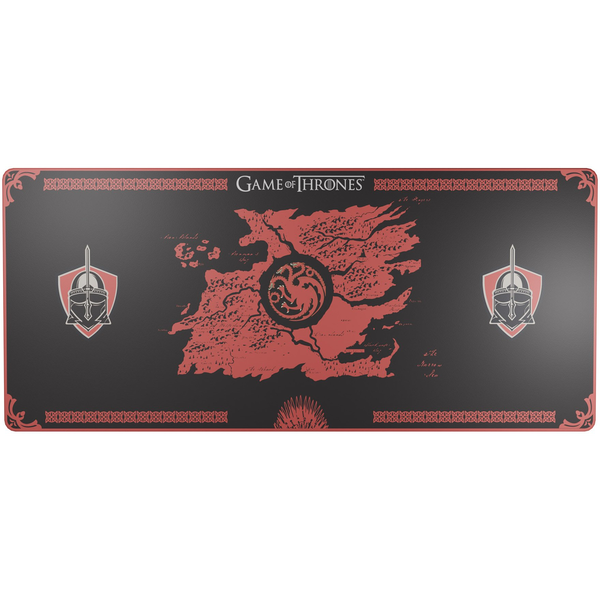 Lexip HBO Game of Thrones - Targaryen Edition Gaming musemåtte Sort, Rød