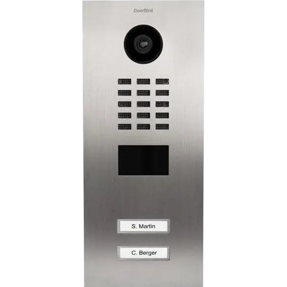 Portero Ip Multiusuario Con 2 Timbres - Doorbird D2102v Acero Inoxidable