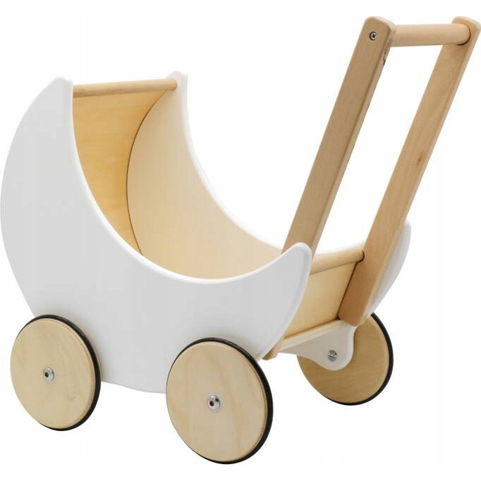Fa Játék Babakocsi Gyerekeknek