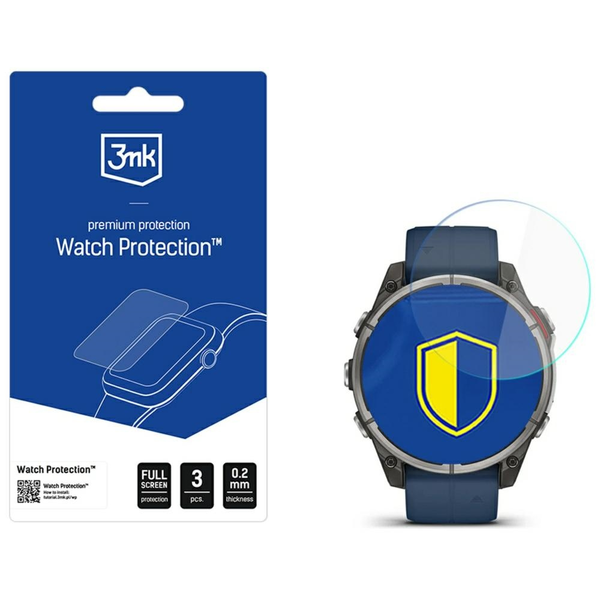 3MK Watch Protection FlexibleGlass Garmin quatix 8 üvegfólia - 47mm
