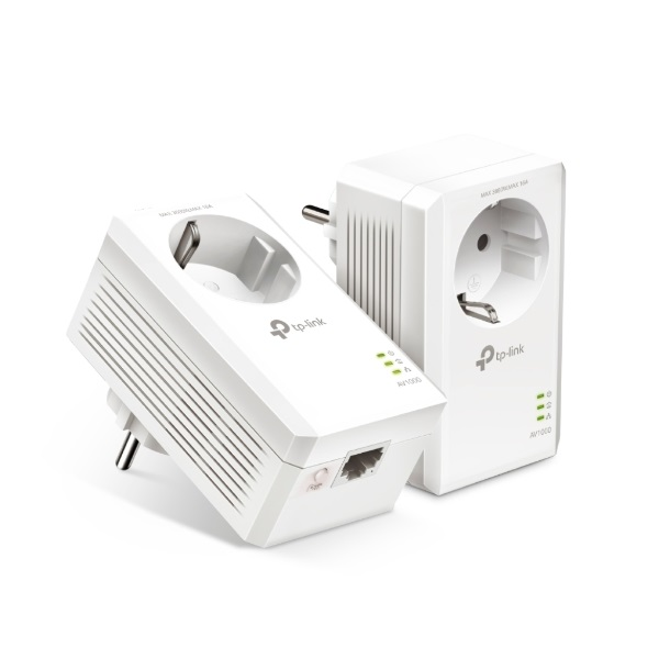 TP-Link TL-PA7017P KIT síťový adaptér Powerline 1000 Mbit/s Připojení na síť Ethernet Bílá 2 kusů